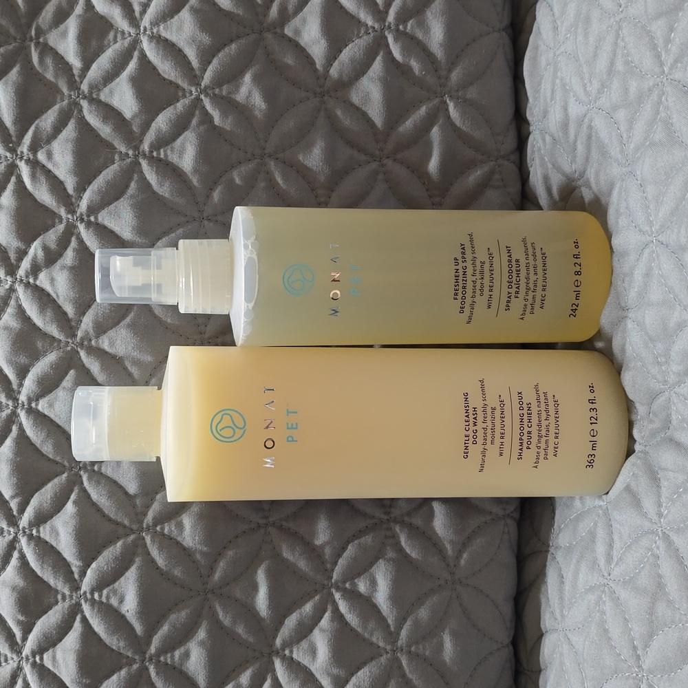 New MONAT PET Dog Wash & Deodorizing Spray